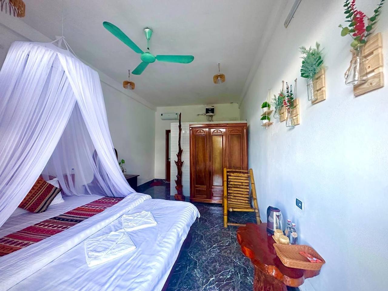 Oh Pu Luong Homestay Huong Ba Thuoc Eksteriør bilde